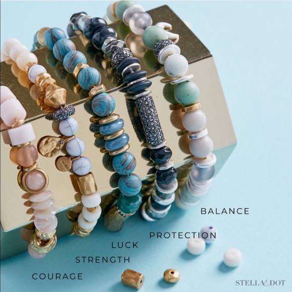 :: Stella & Dot Anda Intention Bracelet | Strength - Picture 3 of 4